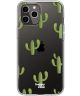 HappyCase Apple iPhone 12 Pro Hoesje Flexibel TPU Cactus Print