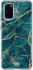 HappyCase Galaxy S20 FE Hoesje Flexibel TPU Aqua Marmer Print afbeelding 1