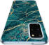 HappyCase Galaxy S20 FE Hoesje Flexibel TPU Aqua Marmer Print afbeelding 7