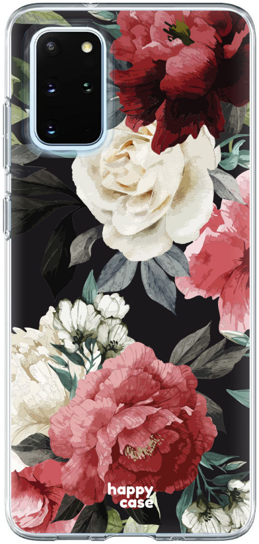 HappyCase Galaxy S20 FE Hoesje Flexibel TPU Rozen Print afbeelding 1