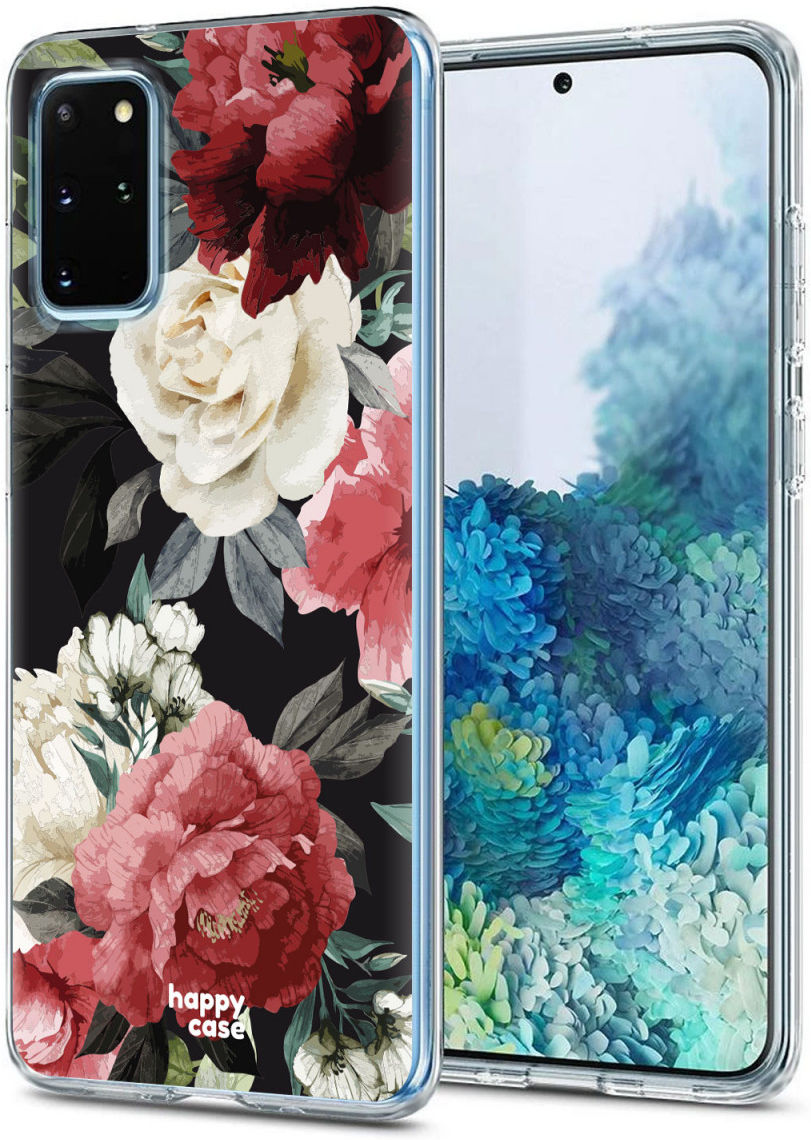 HappyCase Galaxy S20 FE Hoesje Flexibel TPU Rozen Print afbeelding 2