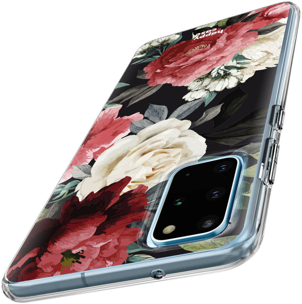 HappyCase Galaxy S20 FE Hoesje Flexibel TPU Rozen Print afbeelding 5