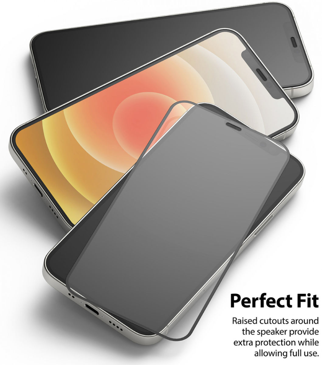 Ringke ID Glass Apple iPhone 12/12 Pro Tempered Glass Screenprotector afbeelding 2