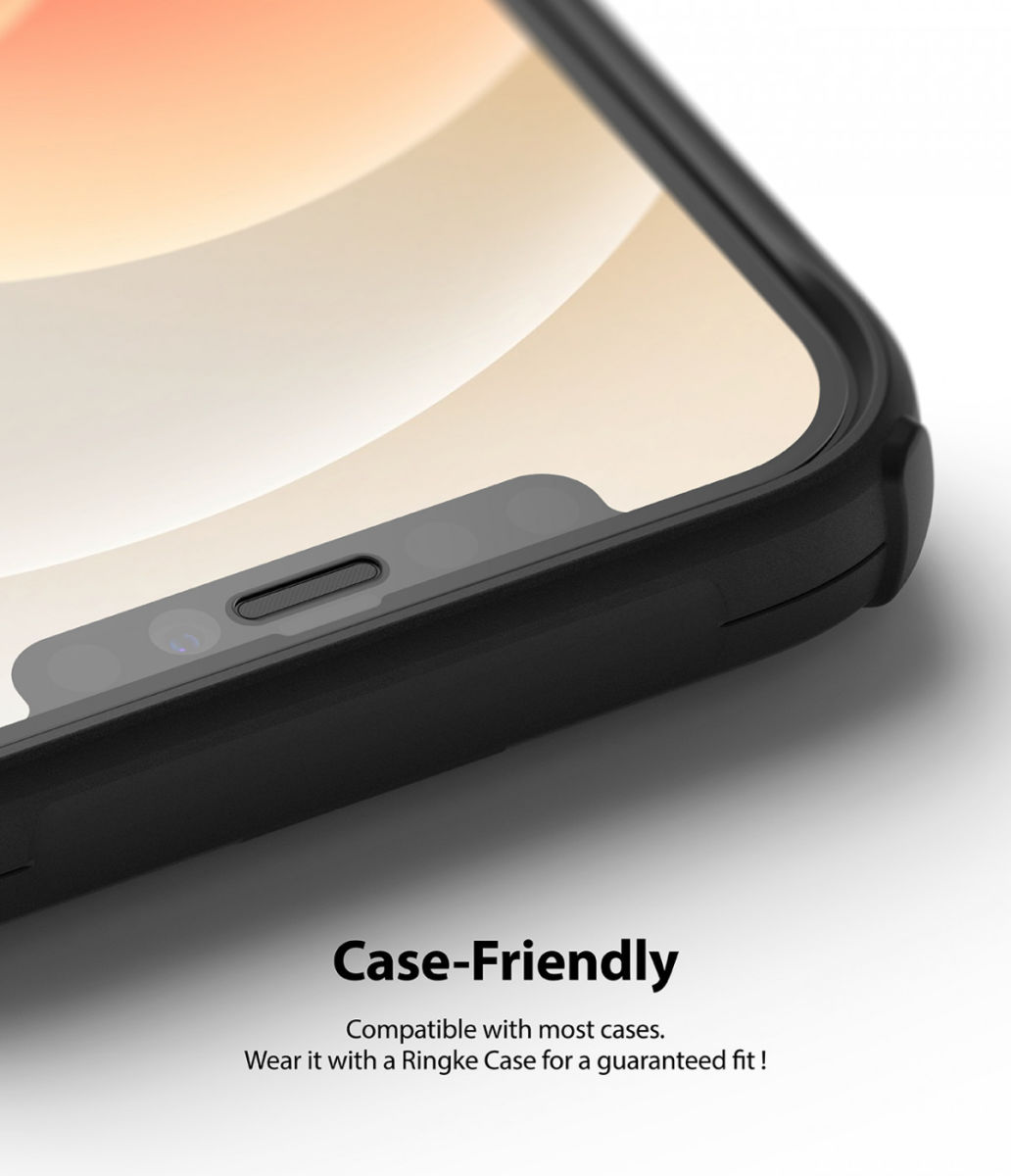 Ringke ID Glass Apple iPhone 12/12 Pro Tempered Glass Screenprotector afbeelding 3
