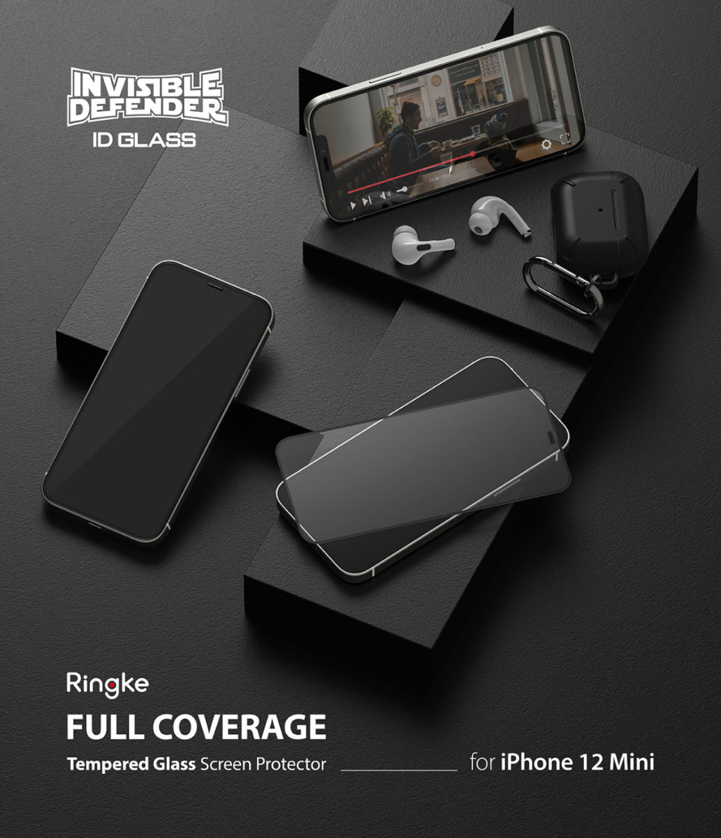Ringke ID Glass Apple iPhone 12/12 Pro Tempered Glass Screenprotector afbeelding 5