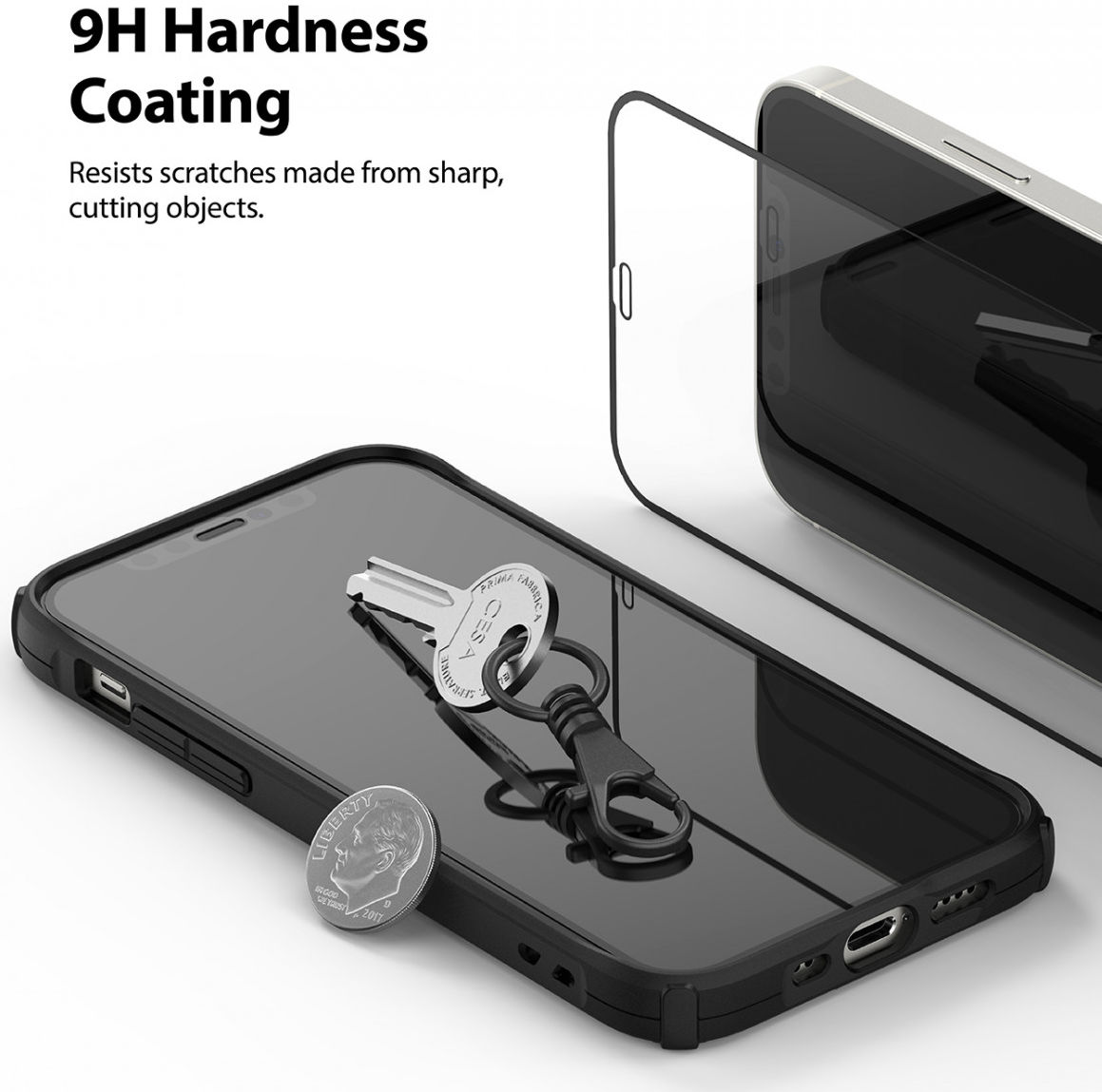 Ringke ID Glass Apple iPhone 12/12 Pro Tempered Glass Screenprotector afbeelding 9