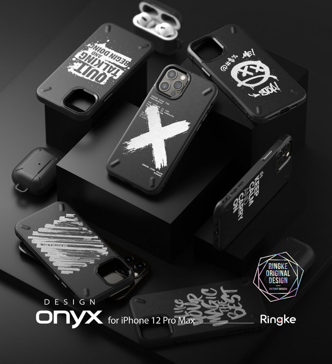 Ringke Onyx Design iPhone 12 Pro Max Hoesje Flexibel TPU Paint afbeelding 10