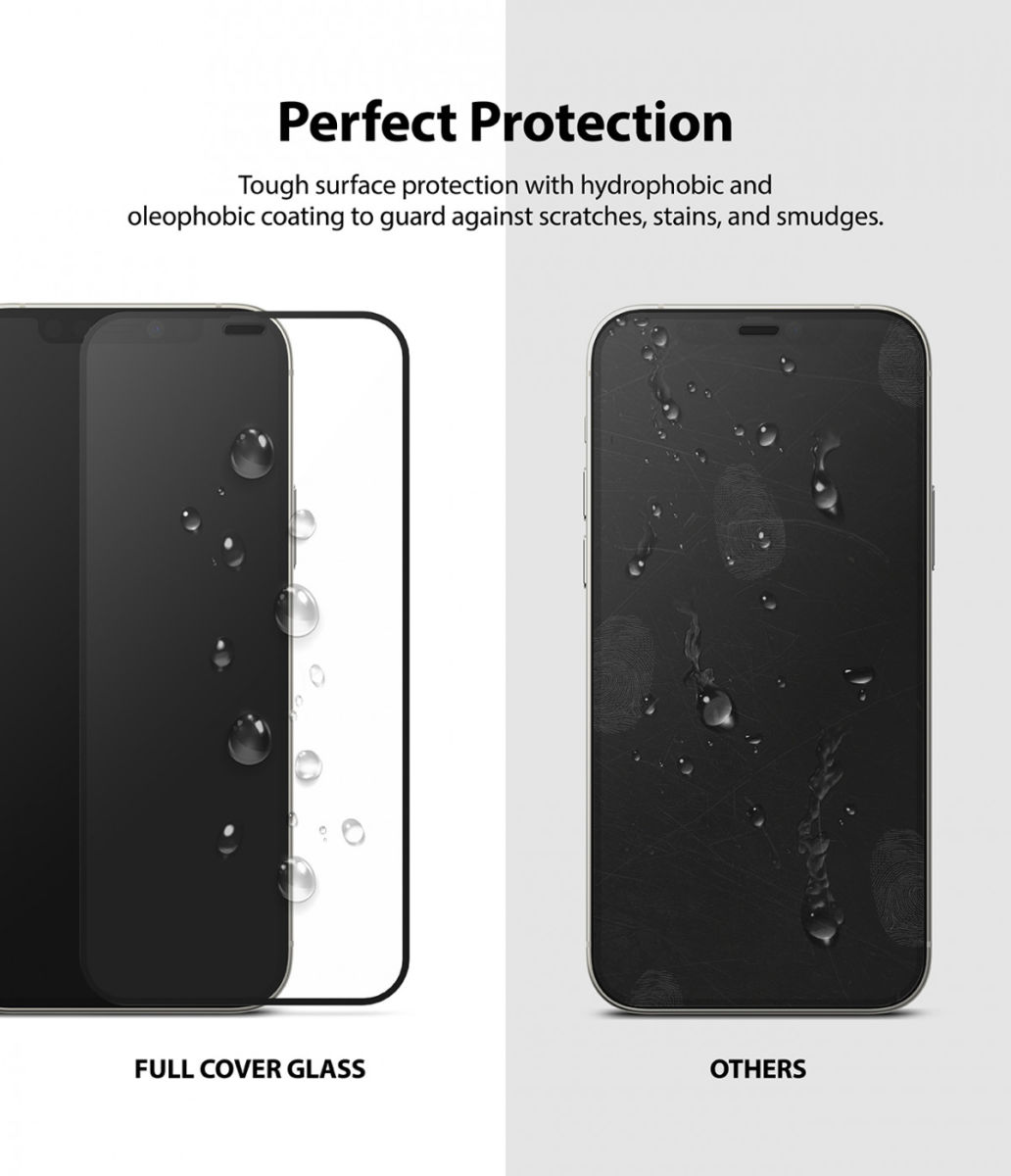 Ringke ID Glass Apple iPhone 12 Pro Max Tempered Glass Screenprotector afbeelding 5