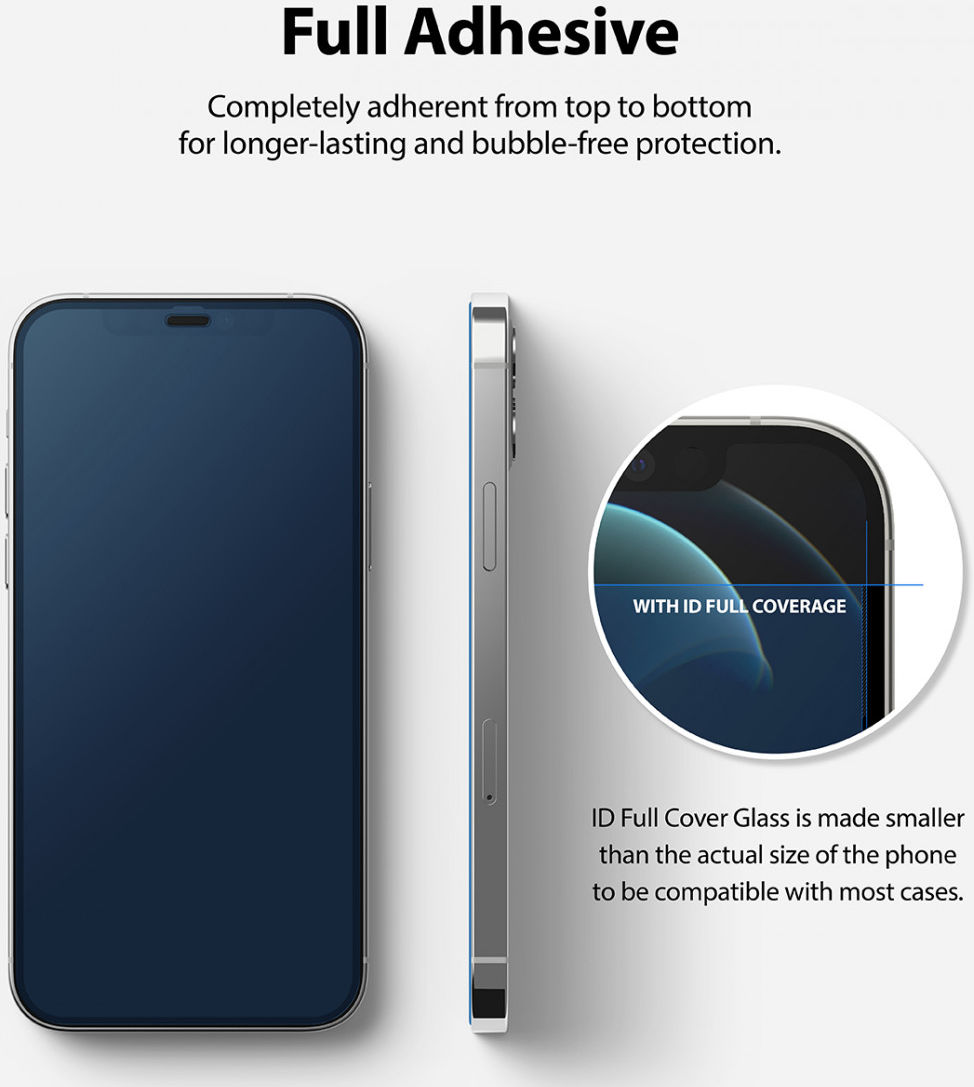 Ringke ID Glass Apple iPhone 12 Pro Max Tempered Glass Screenprotector afbeelding 9