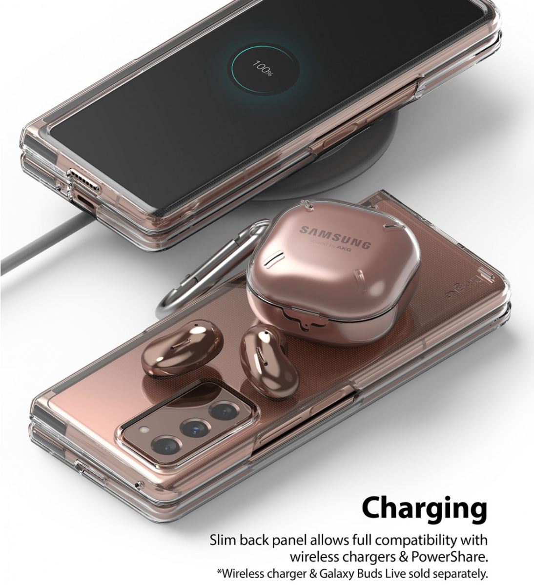 Ringke Slim Samsung Galaxy Z Fold 2 Hoesje Transparant afbeelding 6