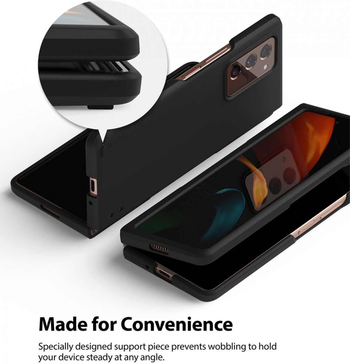 Ringke Slim Samsung Galaxy Z Fold 2 Hoesje Transparant afbeelding 7