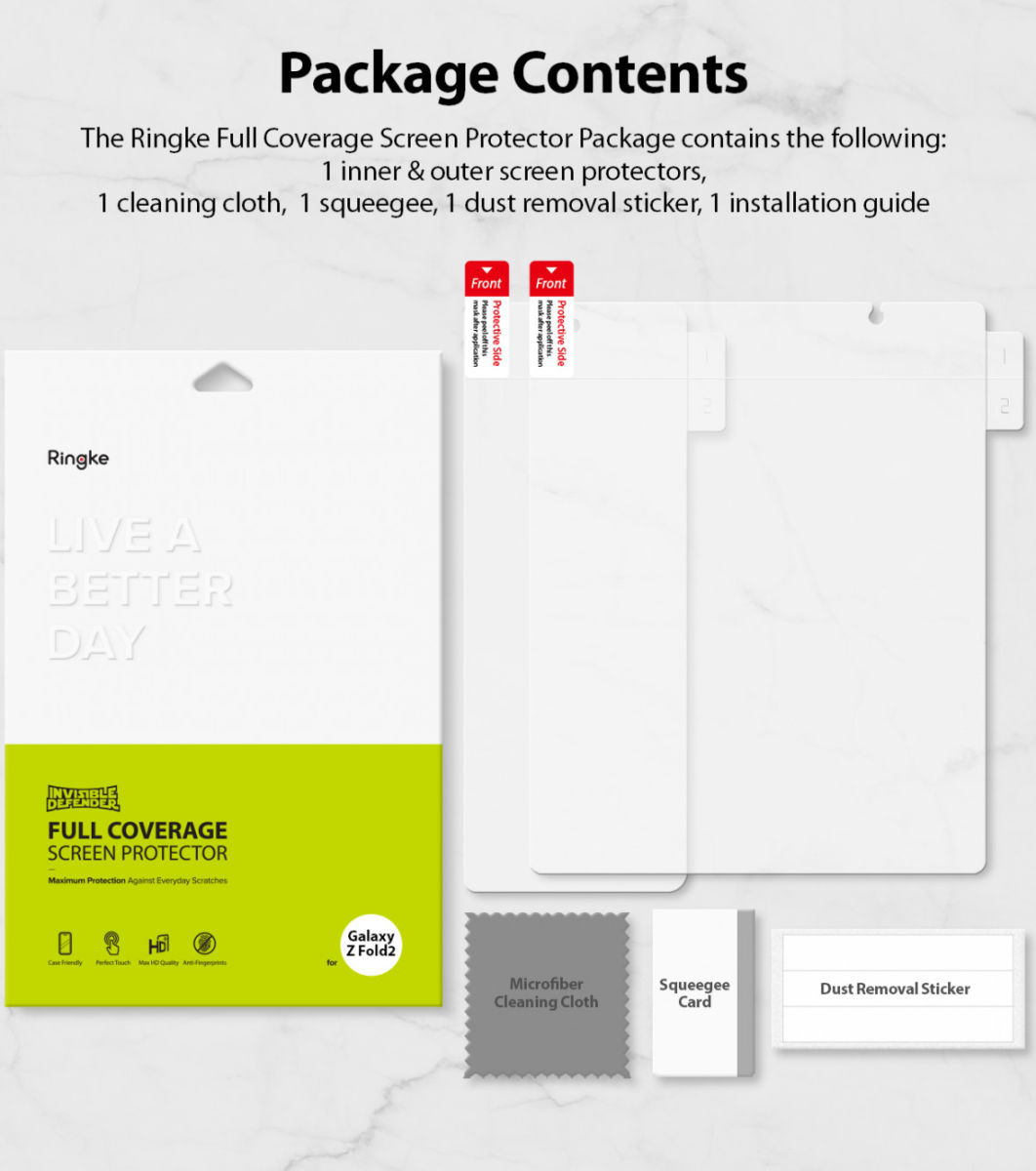 Ringke ID Samsung Galaxy Z Fold 2 Screen Protector afbeelding 15