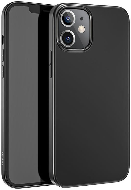 Hoco Fascination Series Apple iPhone 12 Mini Hoesje Matte Zwart afbeelding 1
