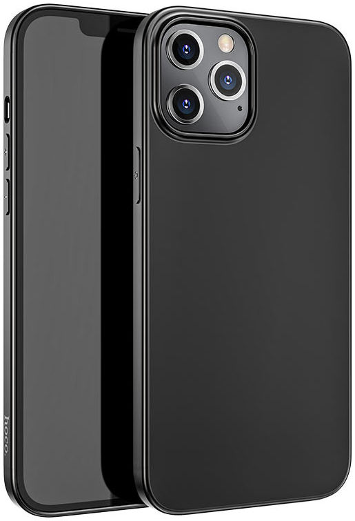 Hoco Fascination Series Apple iPhone 12 Pro Max Hoesje Matte Zwart afbeelding 1