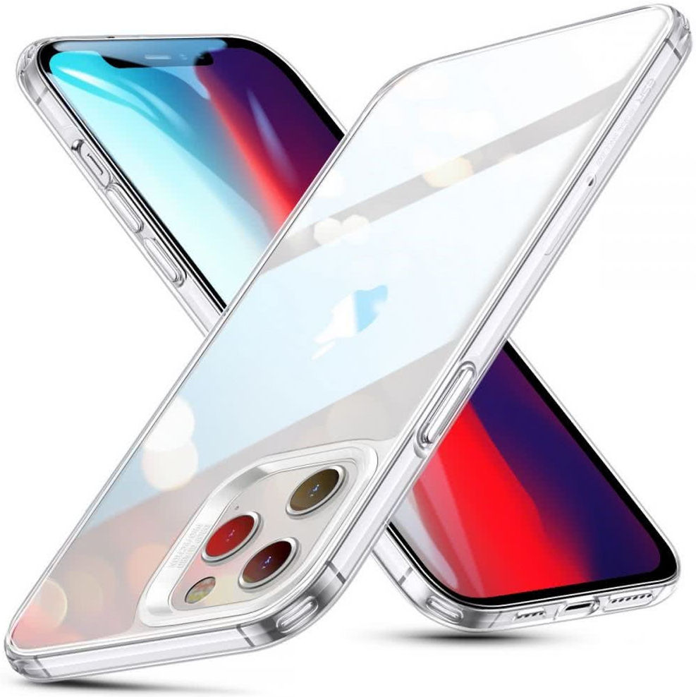ESR Ice Shield Apple iPhone 12/12 Pro Hoesje Hybrid Glass Transparant afbeelding 1