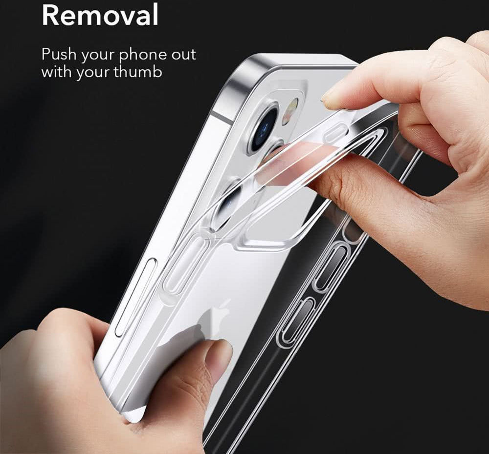 ESR Ice Shield Apple iPhone 12/12 Pro Hoesje Hybrid Glass Transparant afbeelding 4