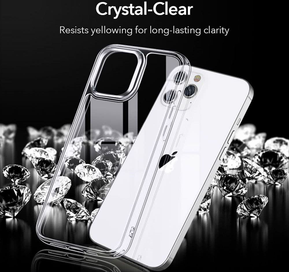 ESR Ice Shield Apple iPhone 12/12 Pro Hoesje Hybrid Glass Transparant afbeelding 8