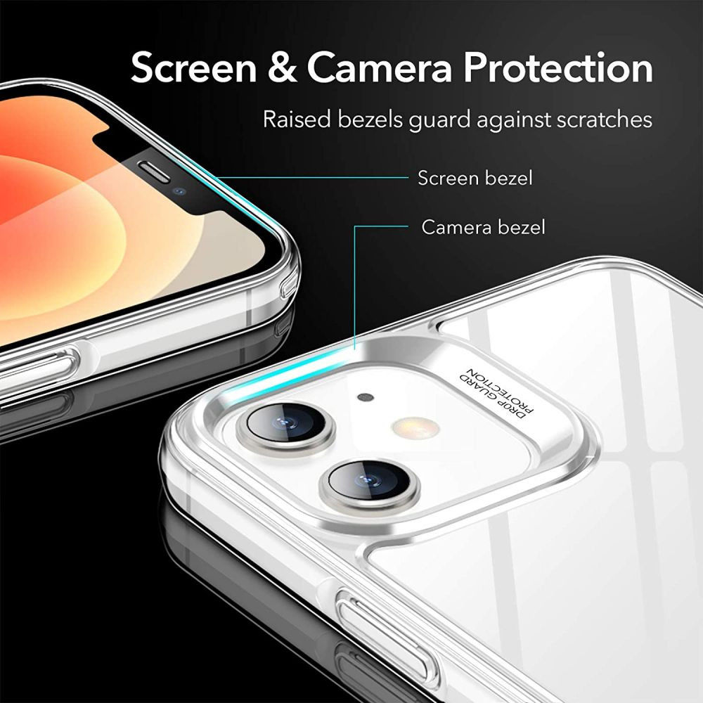 ESR Ice Shield Apple iPhone 12 Mini Hoesje Hybrid Glass Transparant afbeelding 5
