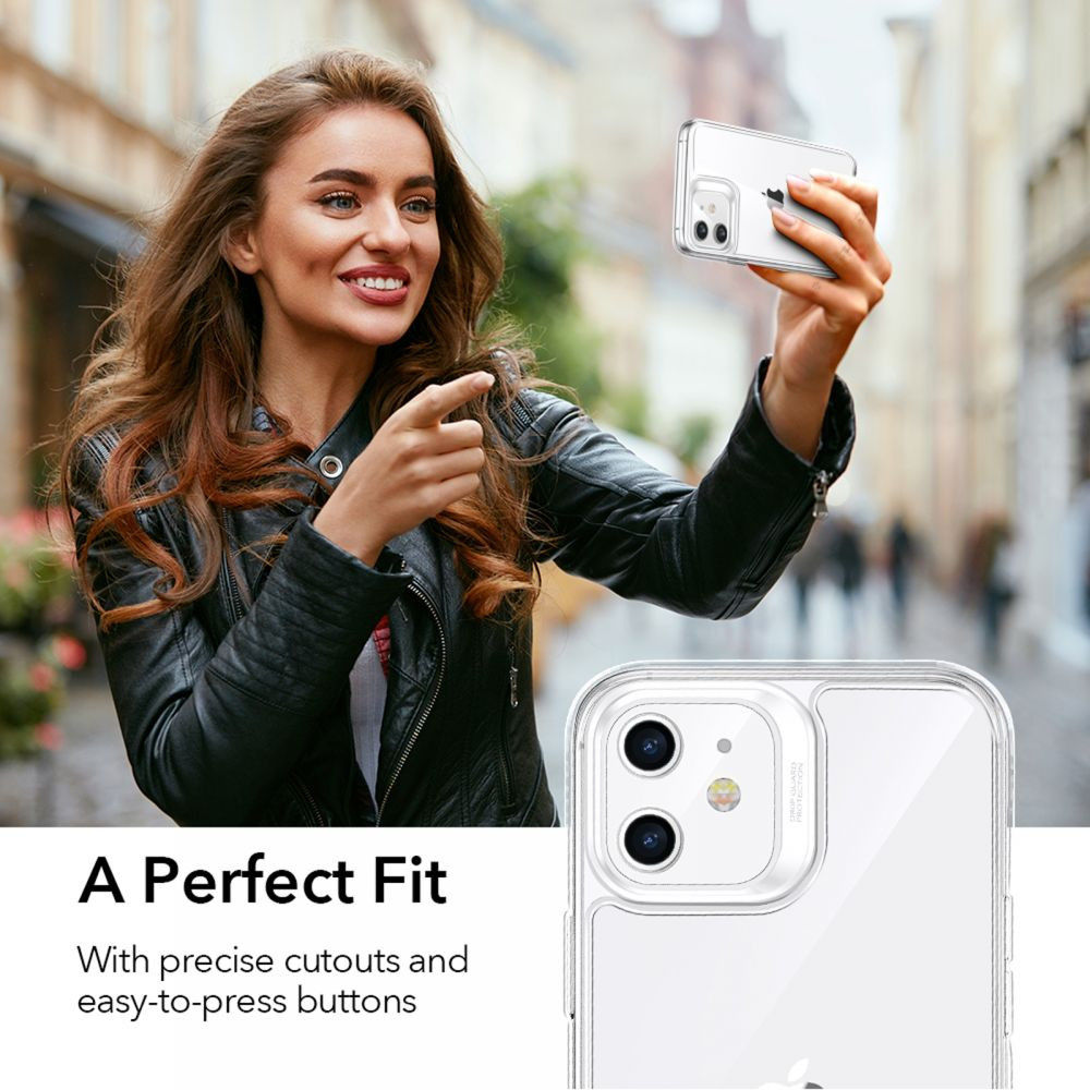 ESR Ice Shield Apple iPhone 12 Mini Hoesje Hybrid Glass Transparant afbeelding 6