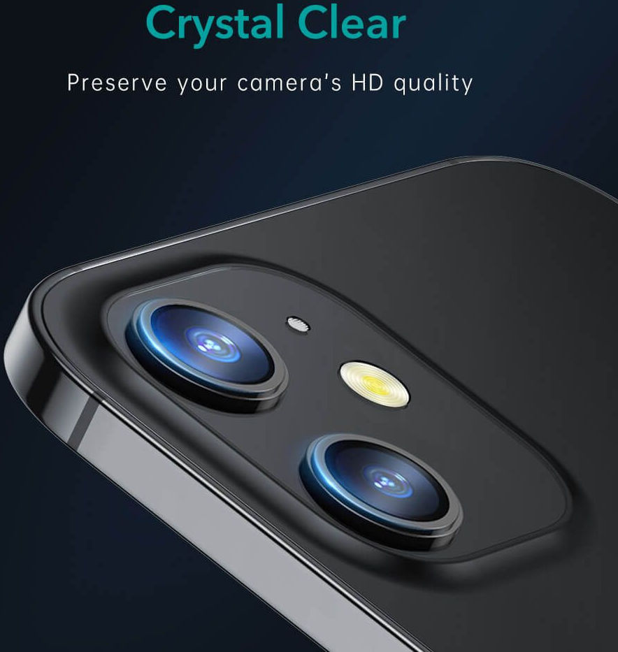 ESR Apple iPhone 12 Tempered Glass Camera Lens Protector (2-Pack) afbeelding 5