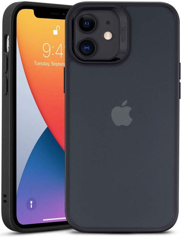 ESR Classic Hybrid Apple iPhone 12 Mini Hoesje Transparant Grijs afbeelding 1