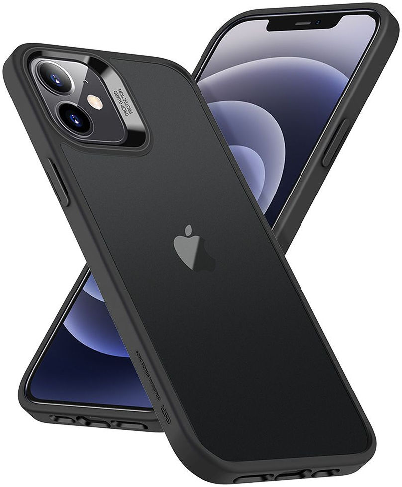 ESR Classic Hybrid Apple iPhone 12 Mini Hoesje Transparant Grijs afbeelding 2