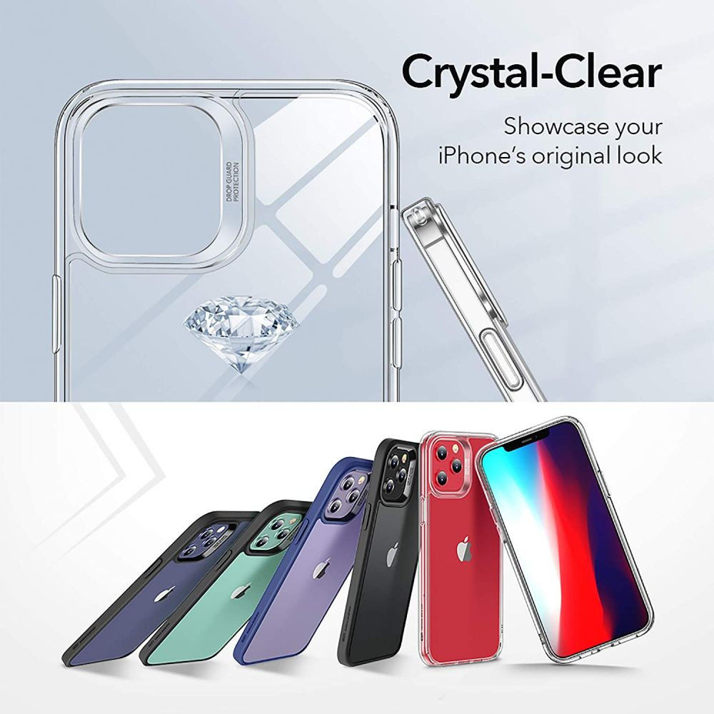 ESR Classic Hybrid Apple iPhone 12 Mini Hoesje Transparant Grijs afbeelding 7