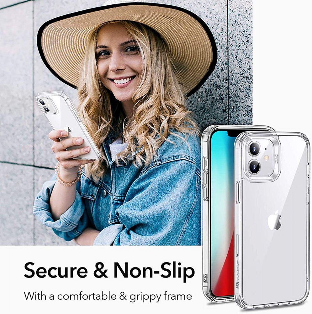 ESR Classic Hybrid Apple iPhone 12 Mini Hoesje Transparant Grijs afbeelding 10