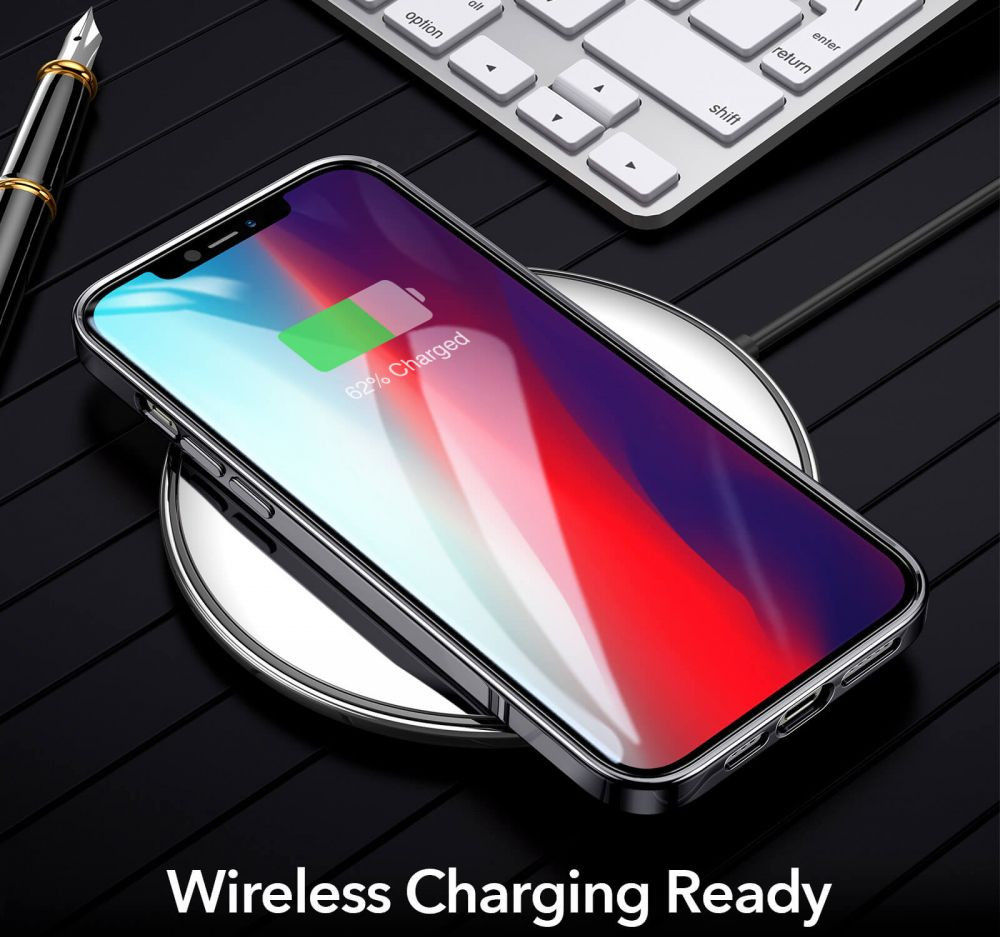 ESR Halo Apple iPhone 12 Mini Hoesje Transparant Zwart afbeelding 9