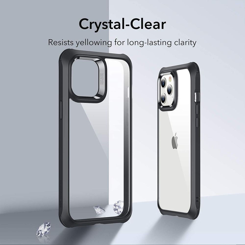 ESR Alliance Tough Apple iPhone 12 / 12 Pro Hoesje Transparant Zwart afbeelding 5