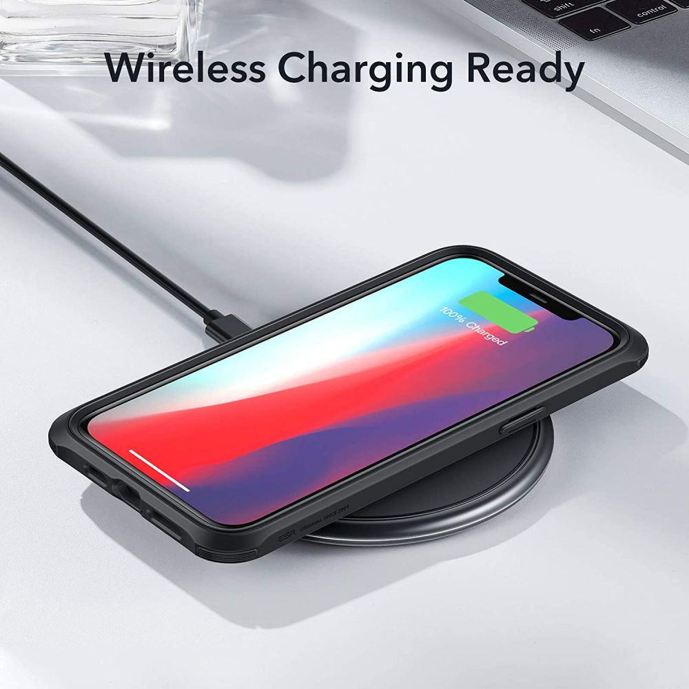 ESR Alliance Tough Apple iPhone 12 / 12 Pro Hoesje Transparant Zwart afbeelding 7