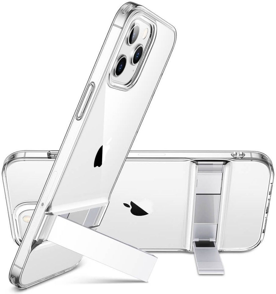 ESR Air Shield Boost iPhone 12 Pro Max Hoesje Kickstand Transparant
