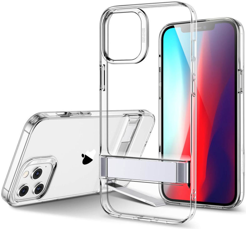 ESR Air Shield Boost iPhone 12 Pro Max Hoesje Kickstand Transparant