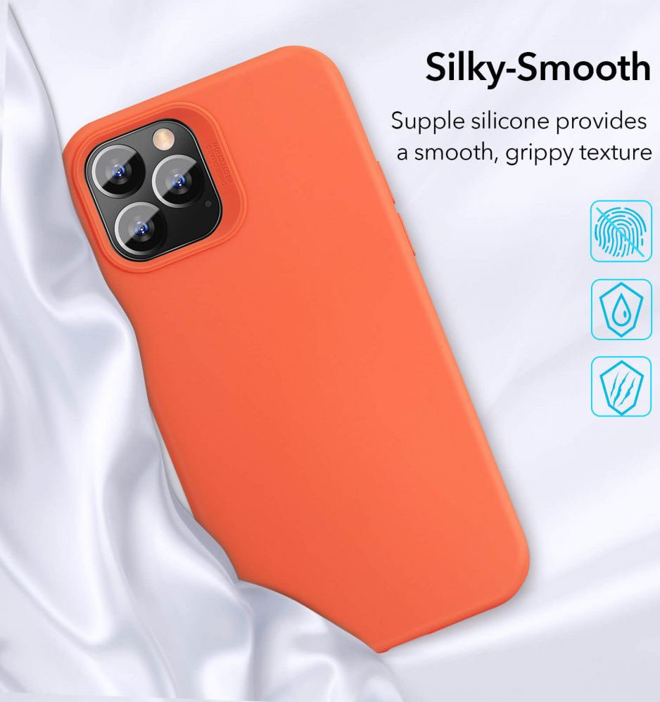 ESR Cloud Apple iPhone 12 Pro Max Hoesje Siliconen Back Cover Zwart afbeelding 9