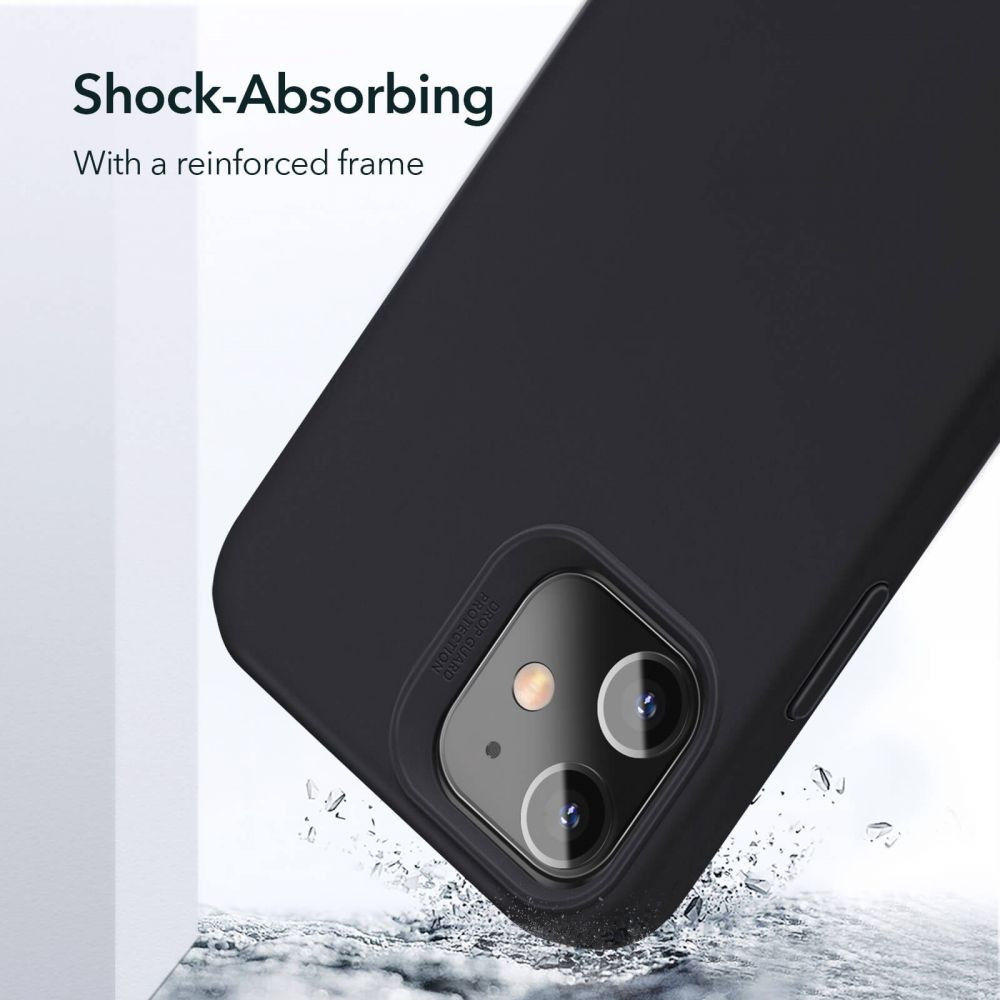 ESR Cloud Apple iPhone 12 Mini Hoesje Siliconen Back Cover Blauw afbeelding 7