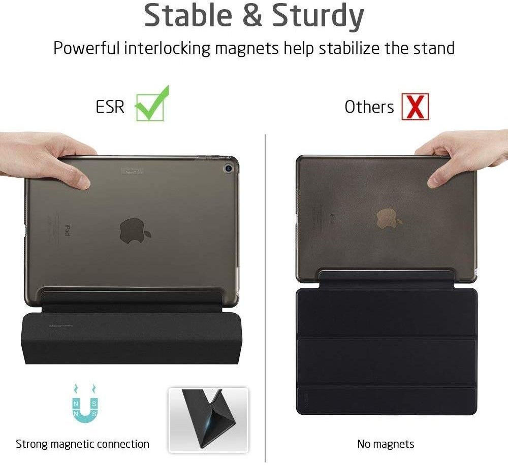 ESR Yippee Tri-Fold Hoes Apple iPad 10.2 (2019/2020) Zwart afbeelding 6
