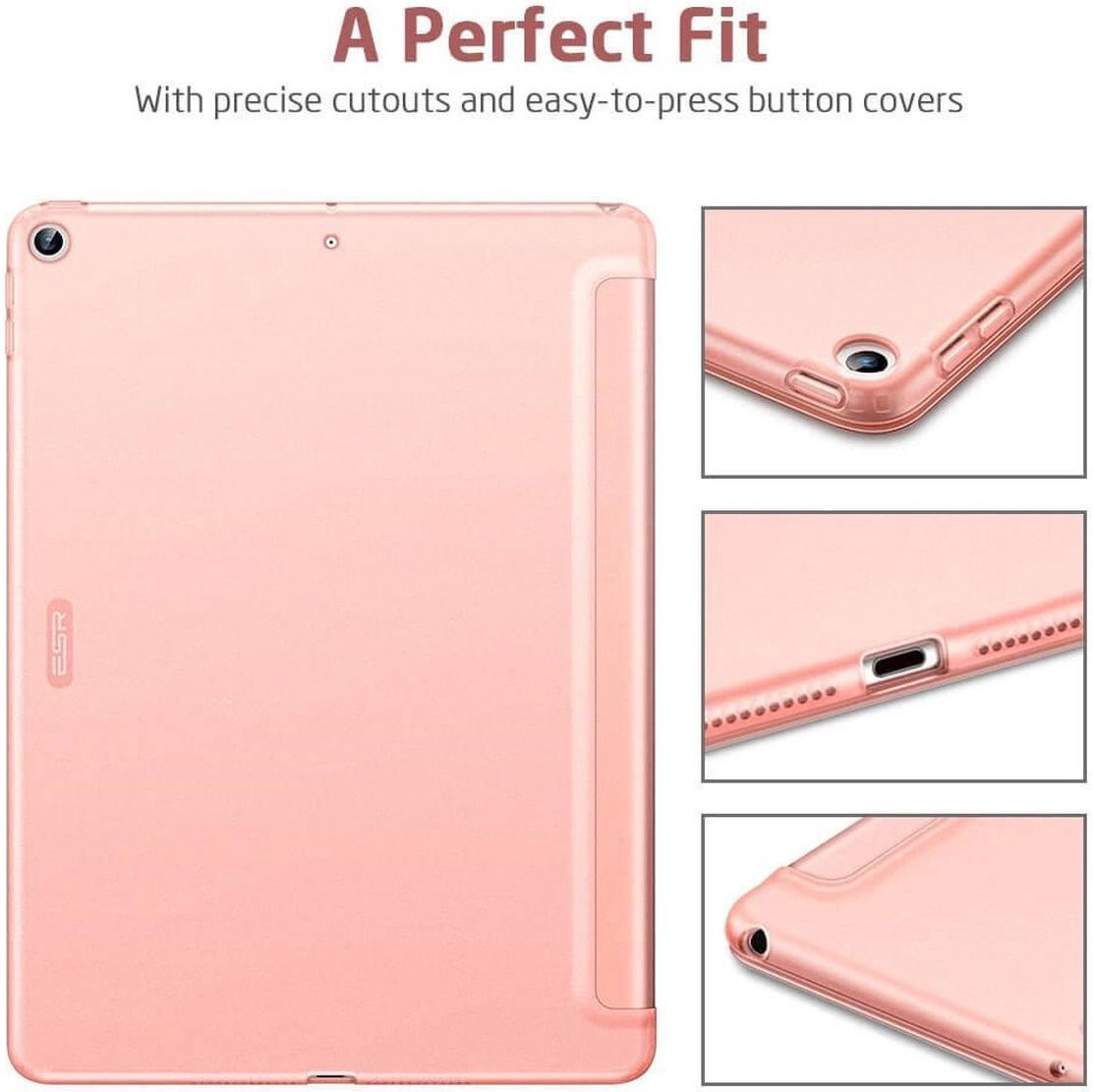 ESR Rebound Book Case Apple iPad 10.2 2019 / 2020 / 2021 Hoes Roze afbeelding 4