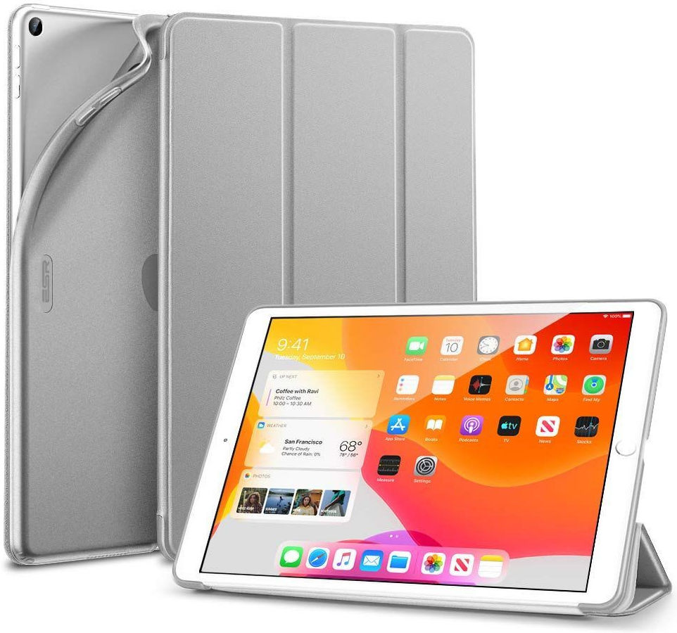 ESR Rebound Book Case Apple iPad 10.2 2019 / 2020 / 2021 Hoes Grijs afbeelding 2