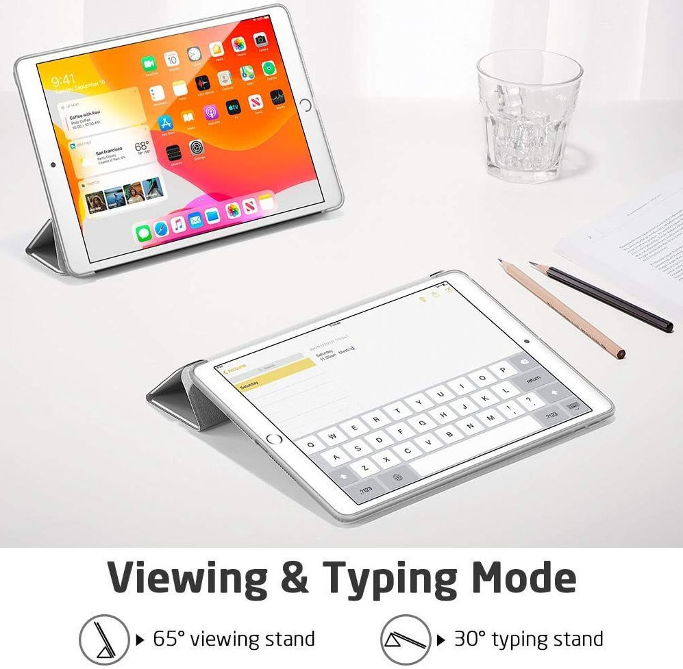 ESR Rebound Book Case Apple iPad 10.2 2019 / 2020 / 2021 Hoes Grijs afbeelding 6