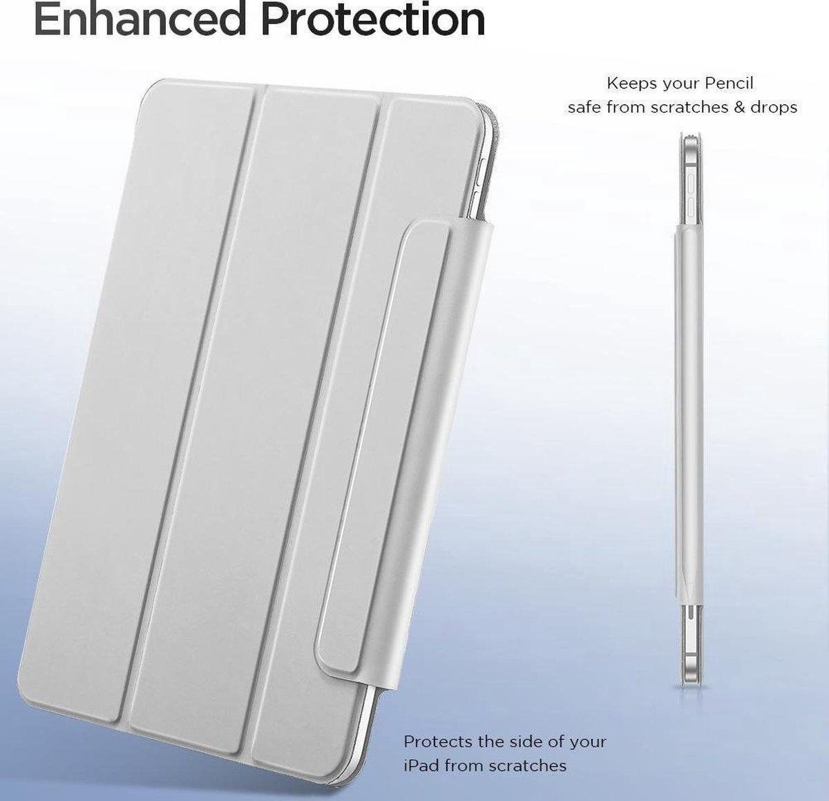ESR Rebound Magnetic Apple iPad Air 2020 / 2022 Hoes Tri-Fold Grijs afbeelding 4