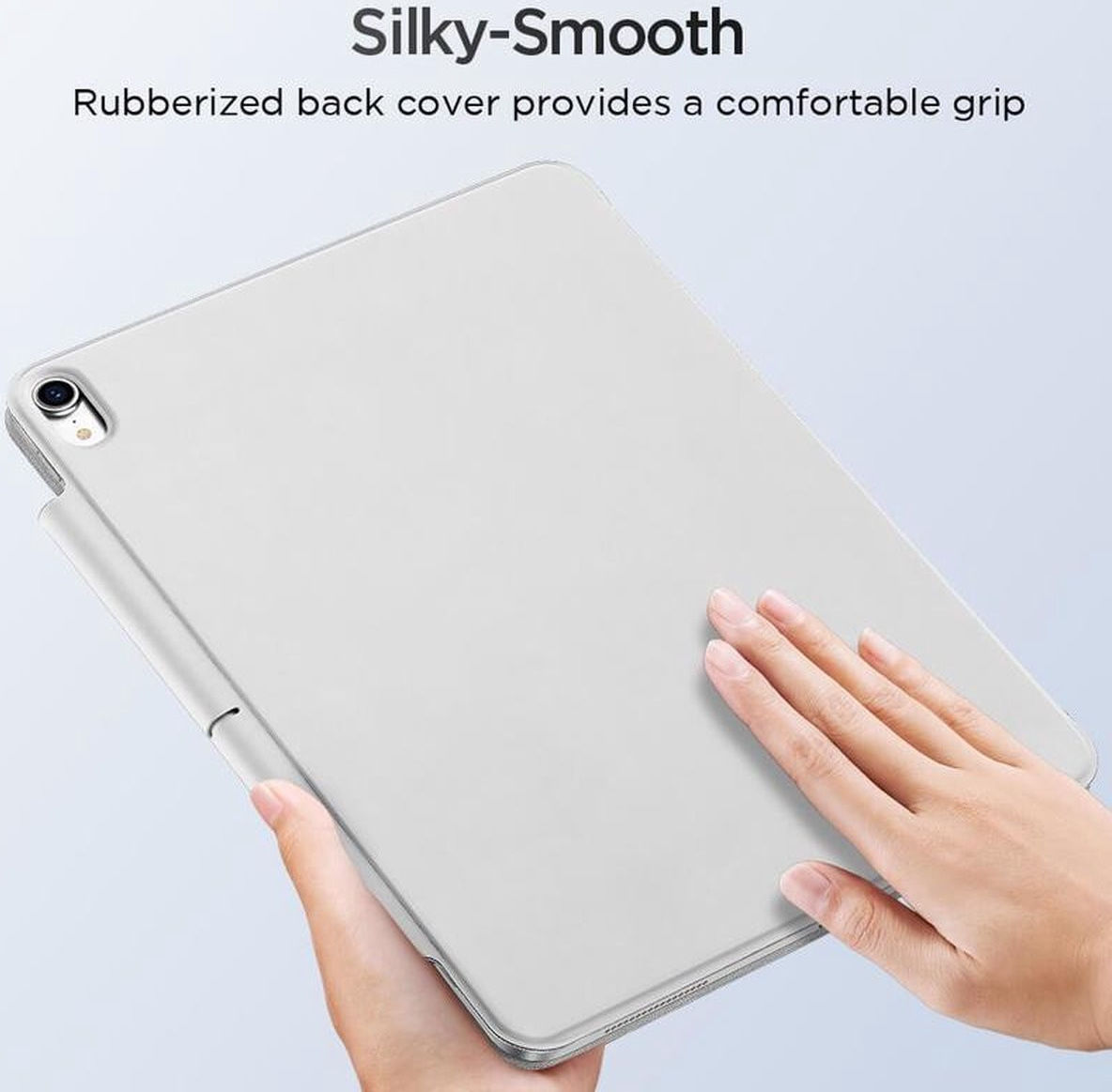 ESR Rebound Magnetic Apple iPad Air 2020 / 2022 Hoes Tri-Fold Grijs afbeelding 5
