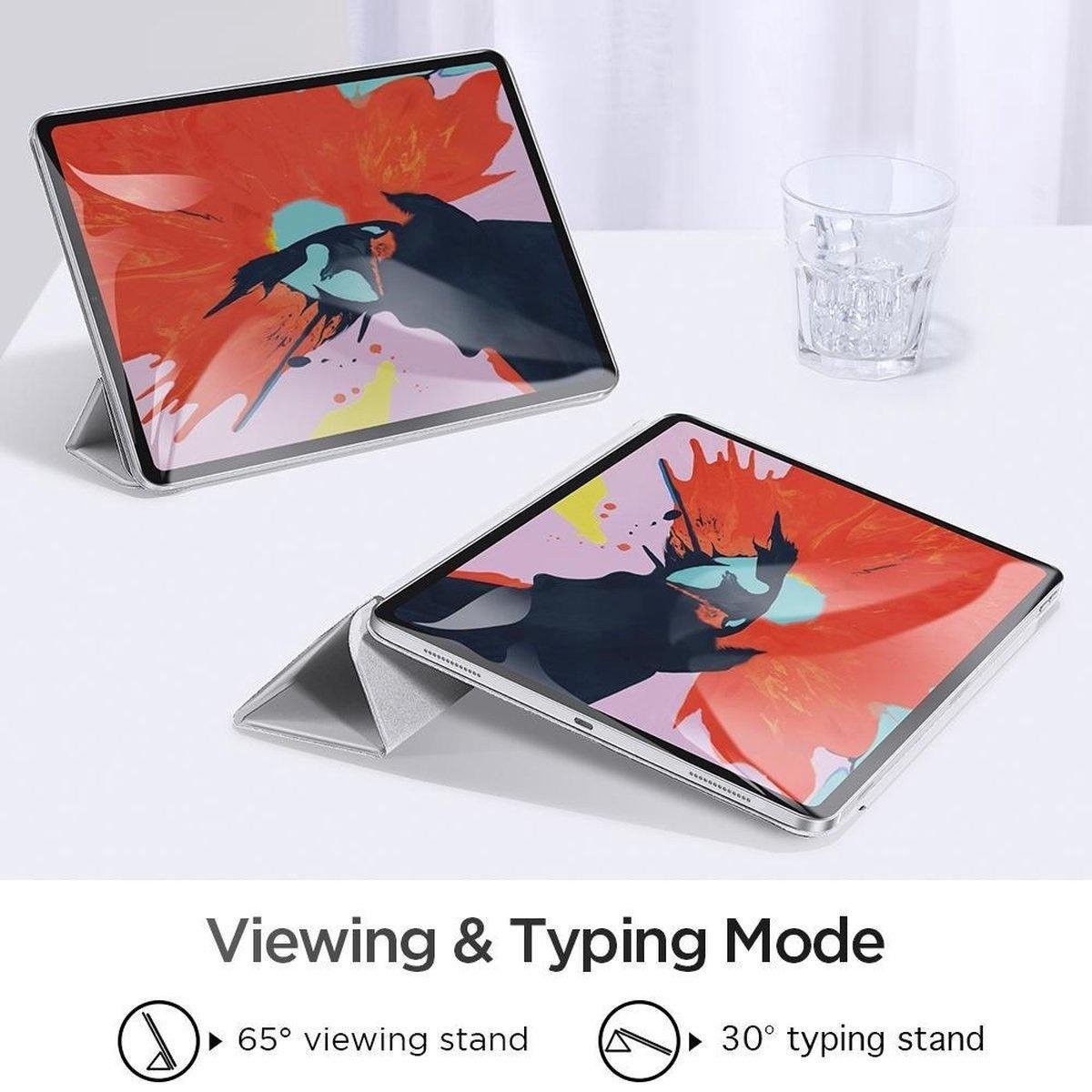 ESR Rebound Magnetic Apple iPad Air 2020 / 2022 Hoes Tri-Fold Grijs afbeelding 7