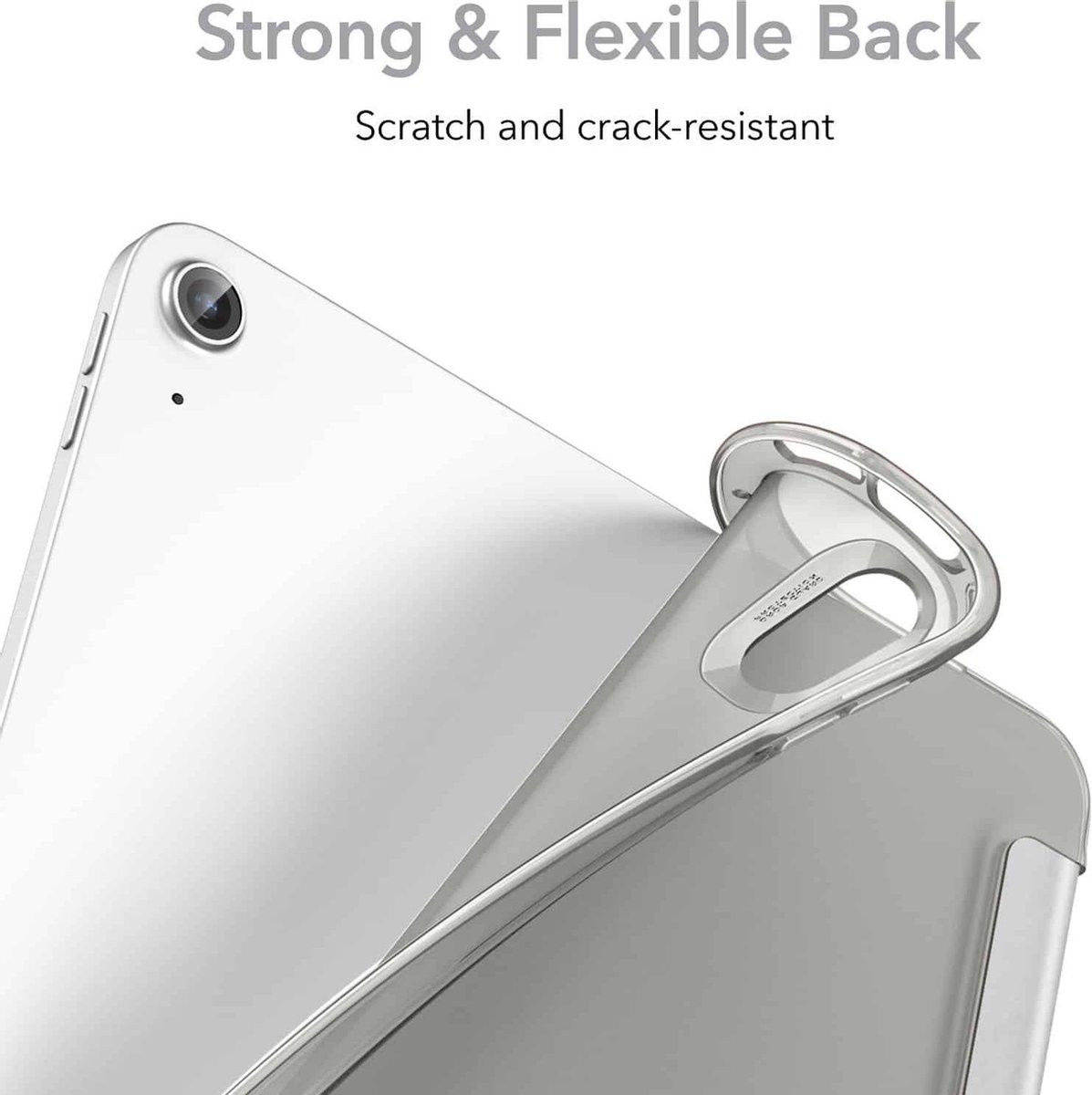 ESR Rebound iPad Air 2020 / 2022 Hoes Tri-Fold Book Case Grijs afbeelding 6