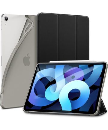 ESR Rebound Slim Apple iPad Air 2020 Hoes Tri-Fold Book Case Zwart Hoesjes