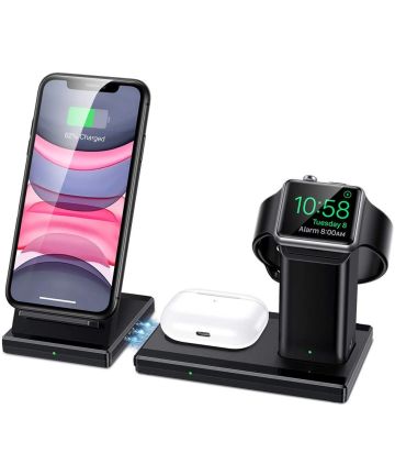ESR 3-in-1 15W Wireless Charger Station Apple iPhone/AirPods/Watch Opladers