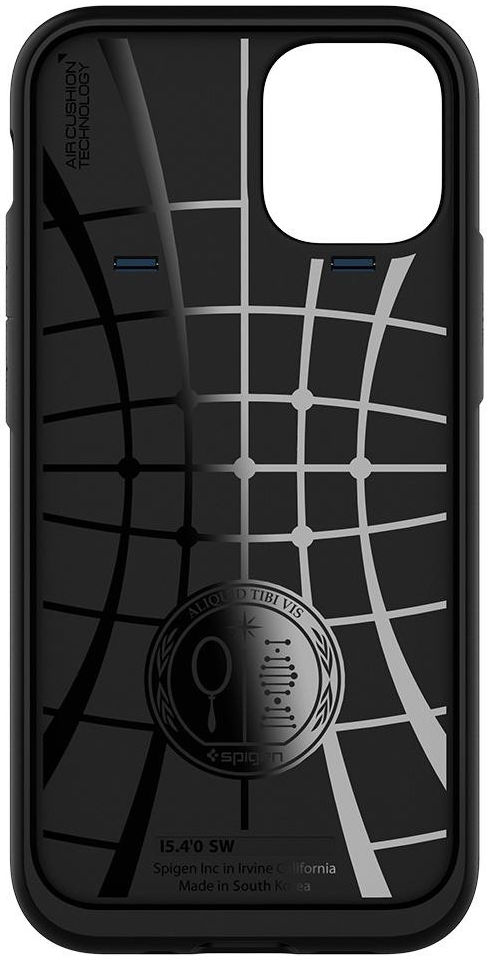 Spigen Slim Armor Kaarthouder Hoesje Apple iPhone 12 Mini Blauw afbeelding 8
