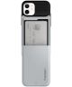 Spigen Slim Armor Kaarthouder Hoesje Apple iPhone 12 Mini Zilver