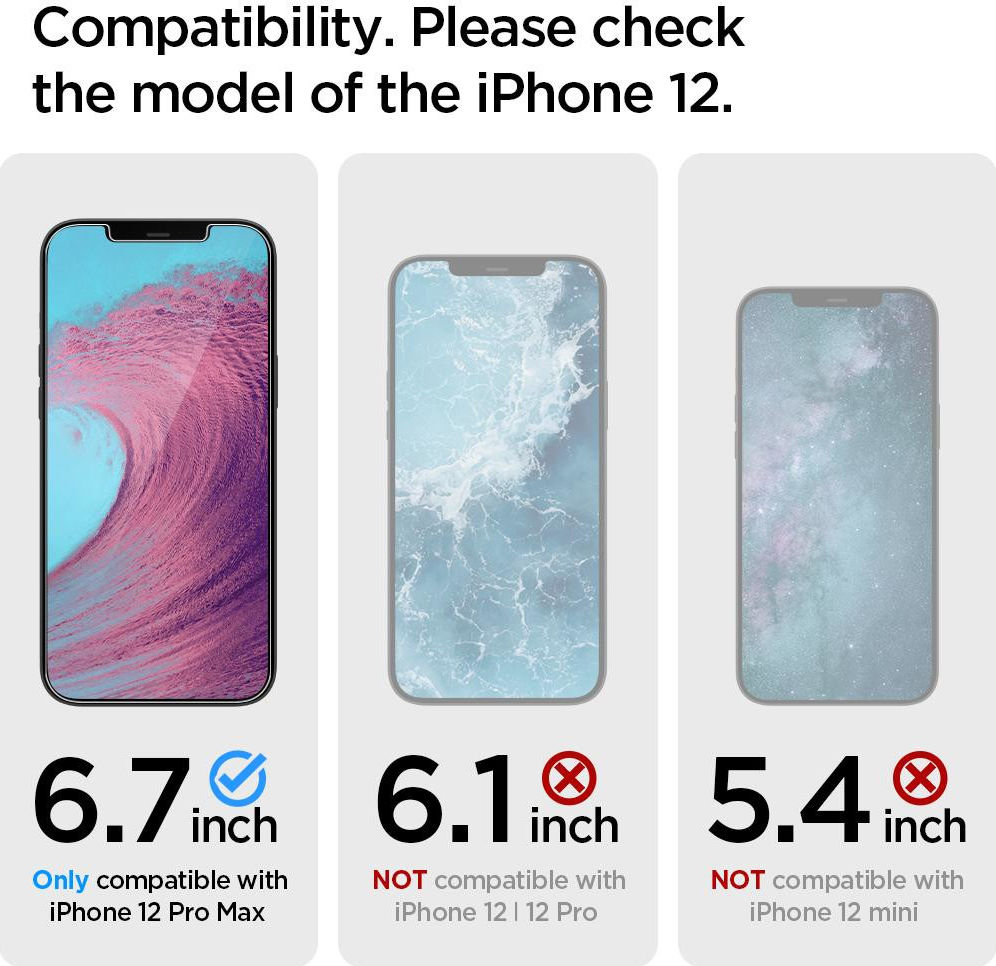 Spigen EZ Fit iPhone 12 Pro Max Privacy Glass Screenprotector (2-Pack) afbeelding 8