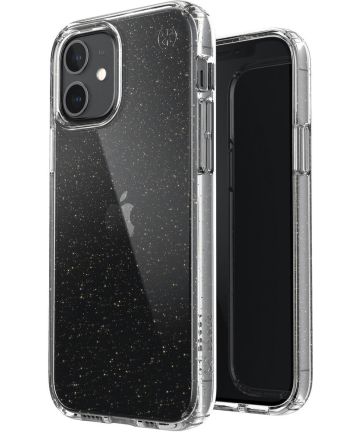 Speck Presidio Apple iPhone 12 / 12 Pro Hoesje Transparant Glitter Hoesjes