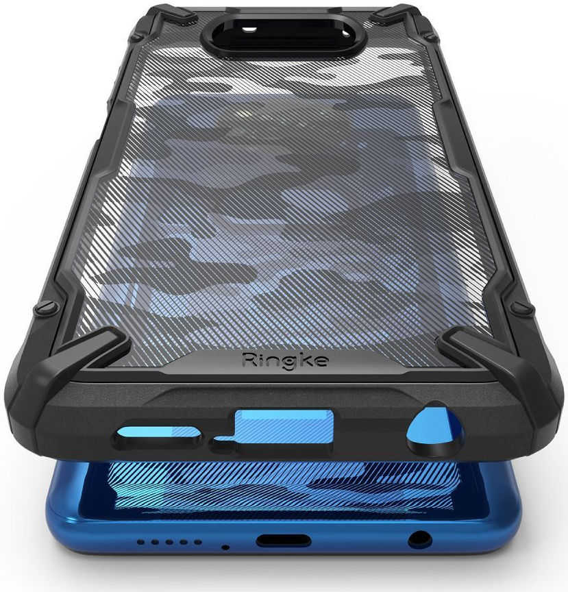 Ringke Fusion X Xiaomi Poco X3 / X3 Pro Hoesje Back Cover Camo Zwart afbeelding 4